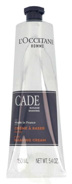 L\'Occitane Homme Cade Shaving Cream 150 ml Rich i gruppen SKÖNHET & HÄLSA / Hår & Styling / Rakning & Trimning / Rakhyvlar & Tillbehör hos TP E-commerce Nordic AB (C52522)