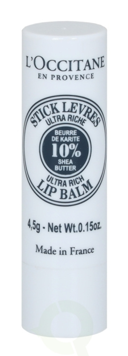L\'Occitane Shea Butter Lip Balm Stick 4.5 gr Ultra Rich i gruppen SKÖNHET & HÄLSA / Makeup / Läppar / Läppbalsam hos TP E-commerce Nordic AB (C52528)