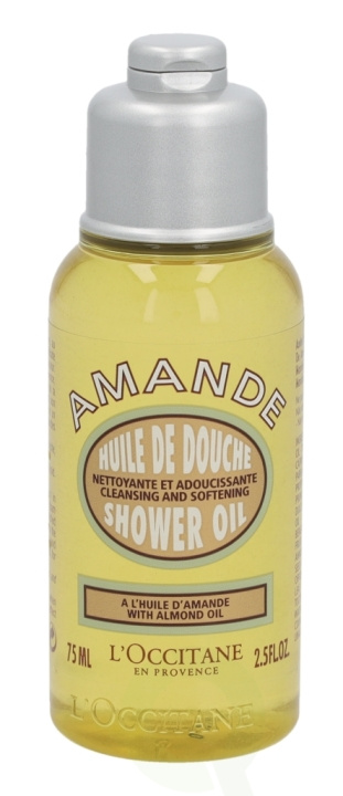 L\'Occitane Almond Shower Oil 75 ml Cleansing And Softening i gruppen SKÖNHET & HÄLSA / Hudvård / Kroppsvård / Bad & Duschcreme hos TP E-commerce Nordic AB (C52554)