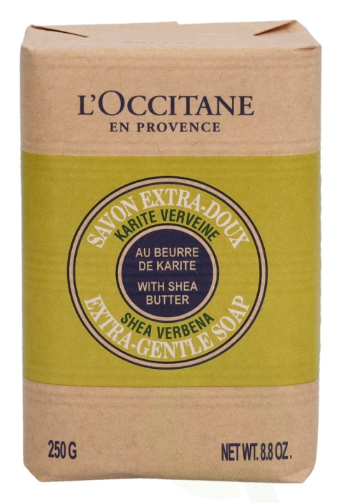 L\'Occitane Extra-Gentle Soap With Shea Butter 250 gr Shea Verbena i gruppen SKÖNHET & HÄLSA / Hudvård / Kroppsvård / Bad & Duschcreme hos TP E-commerce Nordic AB (C52562)