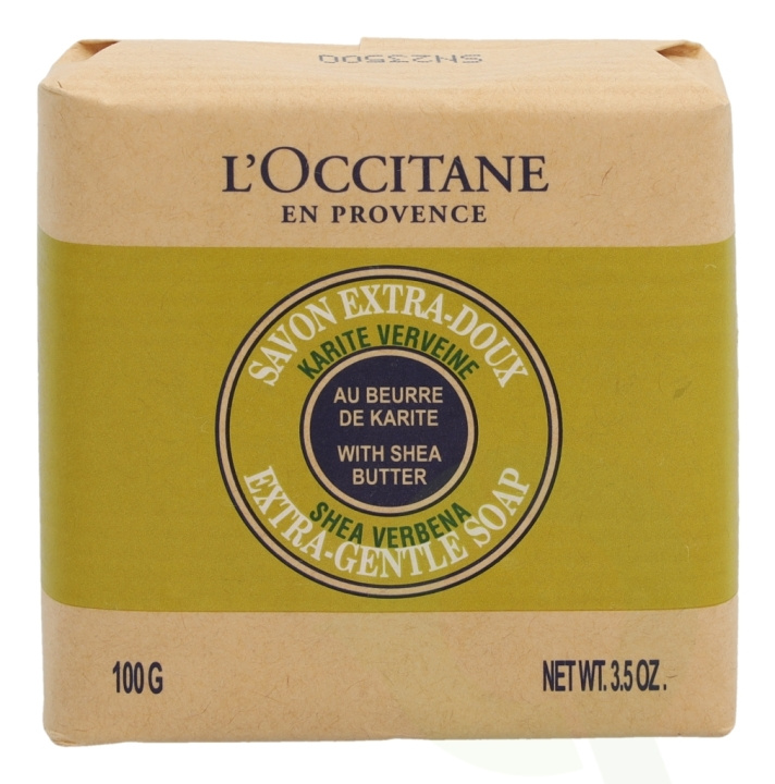 L\'Occitane Extra-Gentle Soap With Shea Butter 100 gr Shea Verbena i gruppen SKÖNHET & HÄLSA / Hudvård / Kroppsvård / Bad & Duschcreme hos TP E-commerce Nordic AB (C52563)