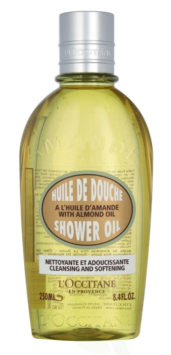 L\'Occitane Almond Cleansing & Softening Shower Oil 250 ml i gruppen SKÖNHET & HÄLSA / Hudvård / Kroppsvård / Bad & Duschcreme hos TP E-commerce Nordic AB (C52567)