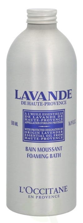 L\'Occitane Lavende Foaming Bath 500 ml With Protected Designation Of Origin Lavender Essential Oil From Haute-Provence i gruppen SKÖNHET & HÄLSA / Hudvård / Kroppsvård / Bad & Duschcreme hos TP E-commerce Nordic AB (C52580)