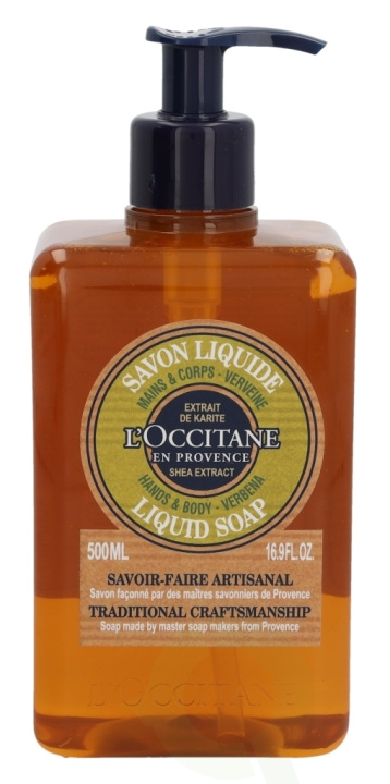 L\'Occitane Verbena Liquid Soap w/Pump 500 ml Hand & Body i gruppen SKÖNHET & HÄLSA / Hudvård / Kroppsvård / Handtvål hos TP E-commerce Nordic AB (C52581)