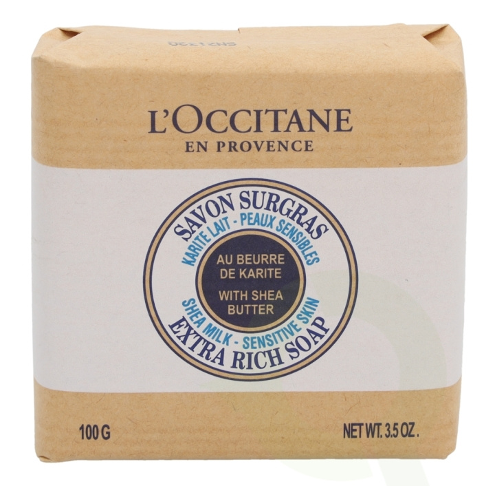 L\'Occitane Shea Milk Extra Rich Soap 100 gr i gruppen SKÖNHET & HÄLSA / Hudvård / Kroppsvård / Bad & Duschcreme hos TP E-commerce Nordic AB (C52592)