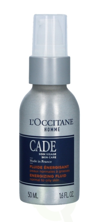 L\'Occitane Homme Cade Energizing Fluid 50 ml i gruppen SKÖNHET & HÄLSA / Hudvård / Ansiktsvård / Dagkräm hos TP E-commerce Nordic AB (C52619)