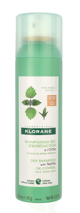 Klorane Dry Shampoo With Nettle 150 ml Oily Dry Hair i gruppen SKÖNHET & HÄLSA / Hår & Styling / Hårvårdsprodukter / Torrschampo hos TP E-commerce Nordic AB (C52642)
