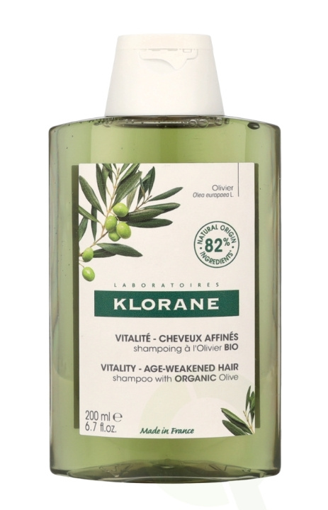Klorane Vitality Shampoo With Organic Olive 200 ml i gruppen SKÖNHET & HÄLSA / Hår & Styling / Hårvårdsprodukter / Schampo hos TP E-commerce Nordic AB (C52643)