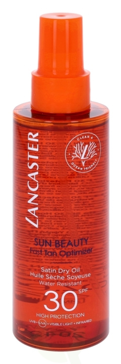 Lancaster Sun Beauty Satin Dry Oil SPF30 150 ml i gruppen SKÖNHET & HÄLSA / Hudvård / Solskydd & Tanning / Solskydd hos TP E-commerce Nordic AB (C52684)