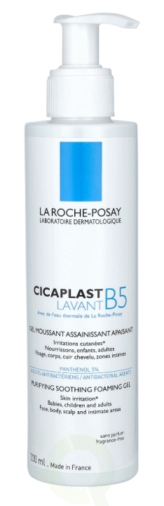 La Roche LRP Cicaplast Lavant B5 Purifying Soothing Foaming Gel 200 ml i gruppen SKÖNHET & HÄLSA / Hudvård / Ansiktsvård / Rengöring hos TP E-commerce Nordic AB (C52834)