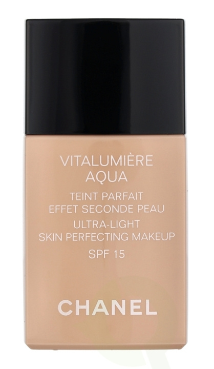 Chanel Vitalumiere Aqua Ultra-Light Makeup SPF15 30 ml #32 Beige Rose i gruppen SKÖNHET & HÄLSA / Makeup / Basmakeup / Foundation hos TP E-commerce Nordic AB (C53223)