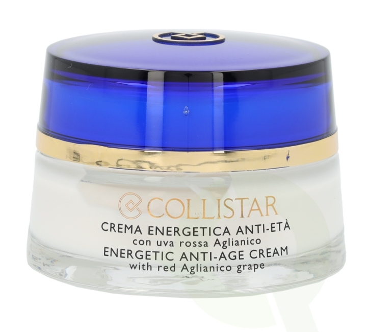 Collistar Energetic Anti-Age Cream 50 ml With Red Aglianico Grape i gruppen SKÖNHET & HÄLSA / Hudvård / Ansiktsvård / Anti age hos TP E-commerce Nordic AB (C53230)