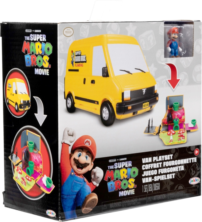 Nintendo Super Mario Bros Movie Mini World Van Playset i gruppen LEKSAKER, BARN- & BABYPRODUKTER / Leksaker / Leksaker hos TP E-commerce Nordic AB (C53392)