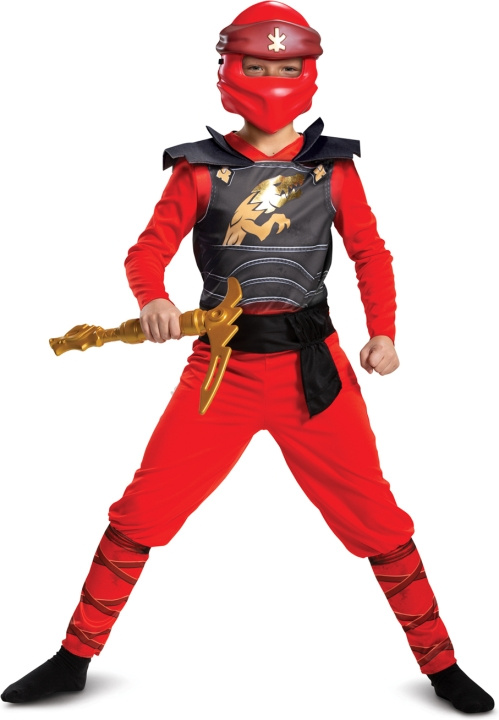 LEGO Ninjago Kai kostym, storlek M, 127-136 cm i gruppen LEKSAKER, BARN- & BABYPRODUKTER / Leksaker / Maskeradkläder hos TP E-commerce Nordic AB (C53404)