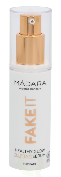 Madara Fake It Healthy Glow Self Tan Serum 30 ml Light To Medium, All Skin Types i gruppen SKÖNHET & HÄLSA / Hudvård / Ansiktsvård / Serum Hud hos TP E-commerce Nordic AB (C53485)