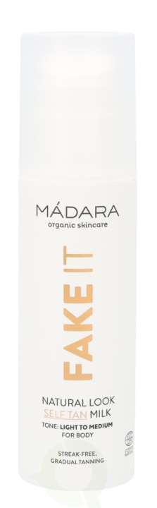Madara Fake It Natural Look Self-Tan Milk 150 ml Light To Medium / For Body All Skin Types i gruppen SKÖNHET & HÄLSA / Hudvård / Solskydd & Tanning / Brun utan sol hos TP E-commerce Nordic AB (C53486)