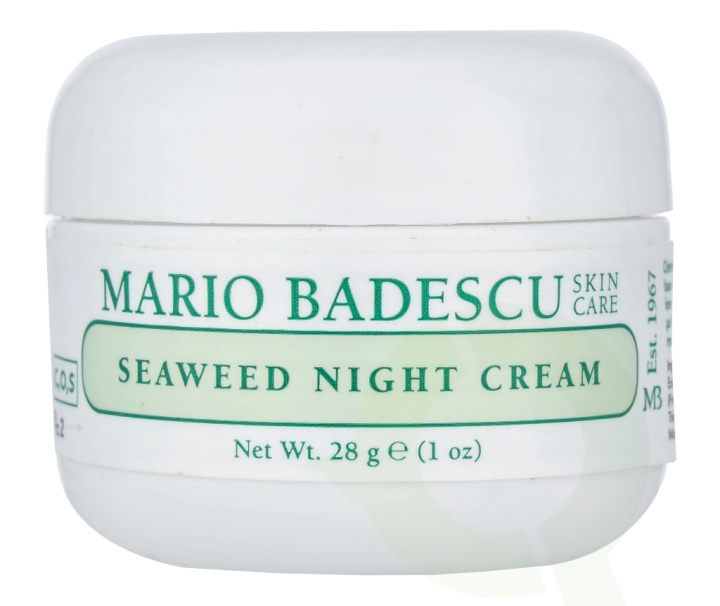 Mario Badescu Seaweed Night Cream 28 gr i gruppen SKÖNHET & HÄLSA / Hudvård / Ansiktsvård / Nattkräm hos TP E-commerce Nordic AB (C53573)