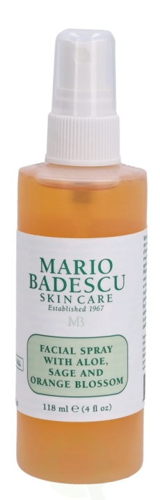 Mario Badescu Facial Spray 118 ml Aloe, Sage & Orange Blossom i gruppen SKÖNHET & HÄLSA / Hudvård / Ansiktsvård / Ansiktsvatten & Facemist hos TP E-commerce Nordic AB (C53600)