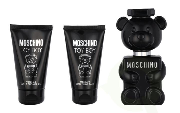 Moschino Toy Boy Giftset 150 ml Edp Spray 50ml/Bath & Shower Gel 50ml/Aftershave Balm 50ml i gruppen SKÖNHET & HÄLSA / Presentkit / Presentkit För Honom hos TP E-commerce Nordic AB (C53887)