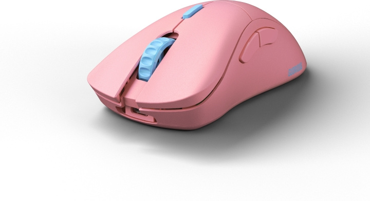 Glorious Model D Pro Wireless Flamingo gaming mus, rosa/blå i gruppen DATORER & KRINGUTRUSTNING / Gaming / Möss hos TP E-commerce Nordic AB (C54038)