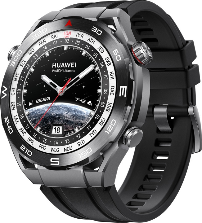 Huawei Watch Ultimate - Smartwatch, 48,5 mm, Svart i gruppen SPORT, FRITID & HOBBY / Smartwatch & Aktivitetsarmband / Smartwatches hos TP E-commerce Nordic AB (C54058)