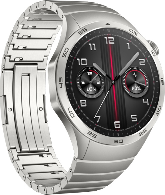 Huawei Watch GT4 Elite - Smartwatch, 46 mm, Stål i gruppen SPORT, FRITID & HOBBY / Smartwatch & Aktivitetsarmband / Smartwatches hos TP E-commerce Nordic AB (C54070)