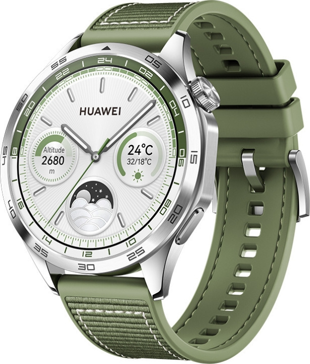 Huawei Watch GT4 Active - Smartwatch, 46 mm, Grön i gruppen SPORT, FRITID & HOBBY / Smartwatch & Aktivitetsarmband / Smartwatches hos TP E-commerce Nordic AB (C54089)