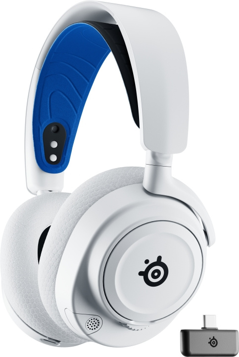 Steelseries Arctis Nova 7P - trådlöst headset, vita. i gruppen DATORER & KRINGUTRUSTNING / Gaming / Headset hos TP E-commerce Nordic AB (C54094)