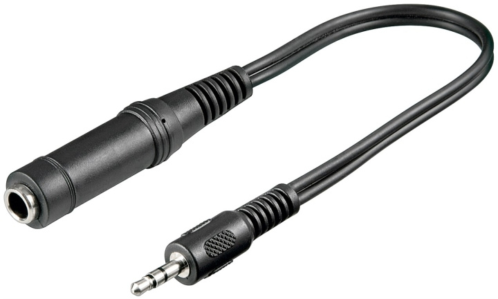 Goobay Adapter för hörlurar, 3,5 mm kontakt till 6,35 mm jack Pawl 3,5 mm plugg (3-stift, Stereo) > Pawl 6,35 mm-uttag (3-pin, Stereo) i gruppen HEMELEKTRONIK / Kablar & Adaptrar / Ljud Analog / Adaptrar hos TP E-commerce Nordic AB (C54129)