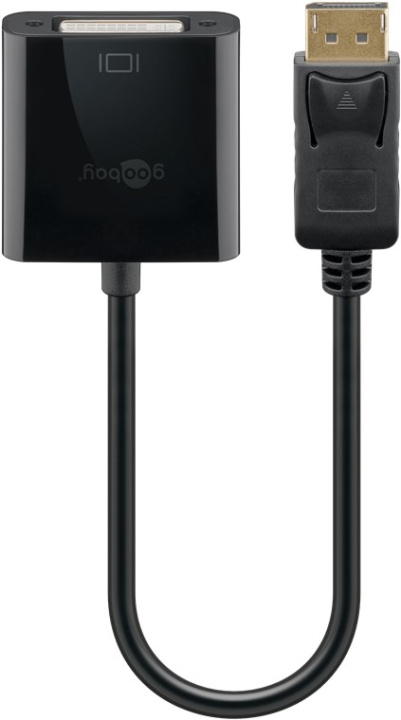 Goobay DisplayPortv/DVI-D-adapterkabel 1.2, förnicklad Displayport™ plugg > DVI-I-uttaget Dual Link (24 + 5 stift) i gruppen DATORER & KRINGUTRUSTNING / Datorkablar / DisplayPort / Adaptrar hos TP E-commerce Nordic AB (C54157)