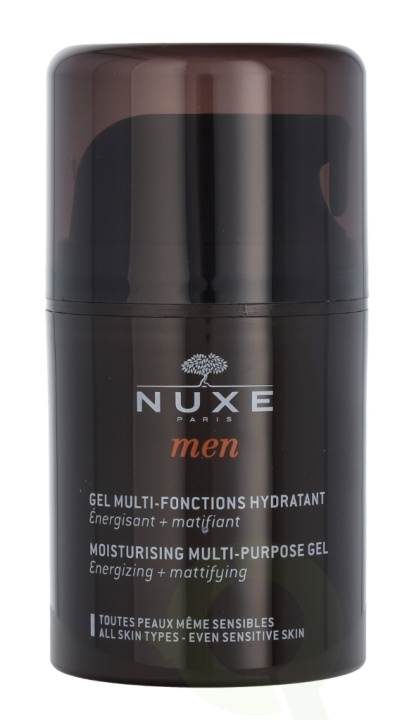 Nuxe Men Moisturizing Multi-Purpose Gel 50 ml For All Skin Types - Even Sensitive Skin i gruppen SKÖNHET & HÄLSA / Hudvård / Ansiktsvård / Dagkräm hos TP E-commerce Nordic AB (C54276)