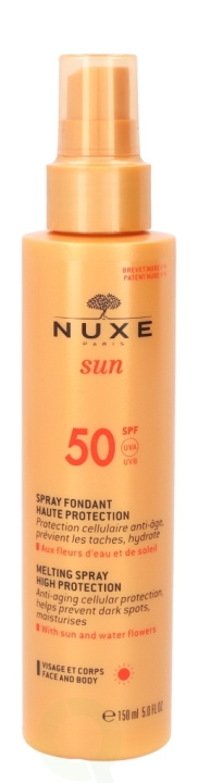 Nuxe Sun Melting Spray High Protection SPF50 150 ml i gruppen SKÖNHET & HÄLSA / Hudvård / Solskydd & Tanning / Solskydd hos TP E-commerce Nordic AB (C54292)