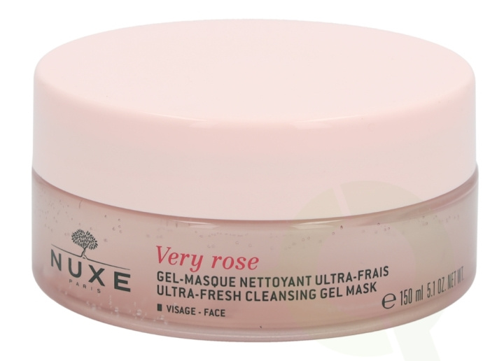 Nuxe Very Rose Ultra-Fresh Cleansing Gel Mask 150 ml Visage - Face i gruppen SKÖNHET & HÄLSA / Hudvård / Ansiktsvård / Masker hos TP E-commerce Nordic AB (C54297)