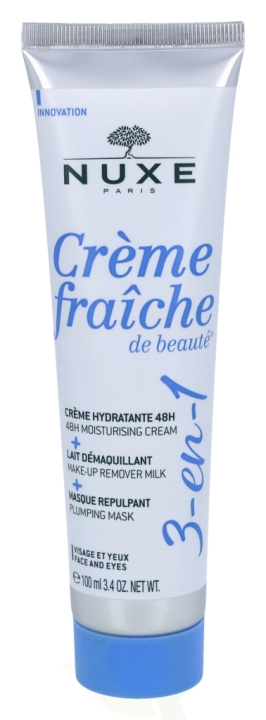 Nuxe Creme Fraiche De Beaute 3-In-1 Face Cream 100 ml Face And Eyes i gruppen SKÖNHET & HÄLSA / Hudvård / Ansiktsvård / Ansiktskräm hos TP E-commerce Nordic AB (C54340)