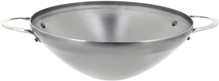 De Buyer Mineral B Element -wokpanna med två handtag, kolstål, 28 cm i gruppen HEM, HUSHÅLL & TRÄDGÅRD / Köksredskap / Stekpannor hos TP E-commerce Nordic AB (C54534)