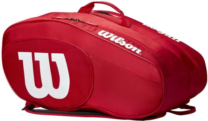 Wilson Team Padel Bag - väska, röd i gruppen SPORT, FRITID & HOBBY / Sportutrustning / Padeltillbehör hos TP E-commerce Nordic AB (C54578)