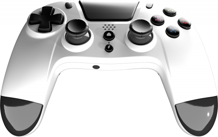 Gioteck VX-4 Premium trådlös handkontroll, vit, PS4 i gruppen HEMELEKTRONIK / Spelkonsoler & Tillbehör / Sony PlayStation 4 / Tillbehör hos TP E-commerce Nordic AB (C54596)