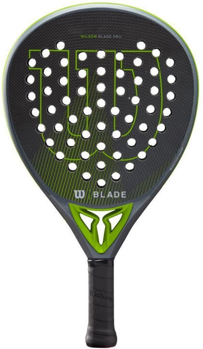 Wilson Blade Pro V2 - padelracket, grå/grön. i gruppen SPORT, FRITID & HOBBY / Sportutrustning / Padelracket hos TP E-commerce Nordic AB (C54598)