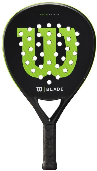 Wilson Blade Junior V2 -padelracket, grön/svart i gruppen SPORT, FRITID & HOBBY / Sportutrustning / Padelracket hos TP E-commerce Nordic AB (C54599)