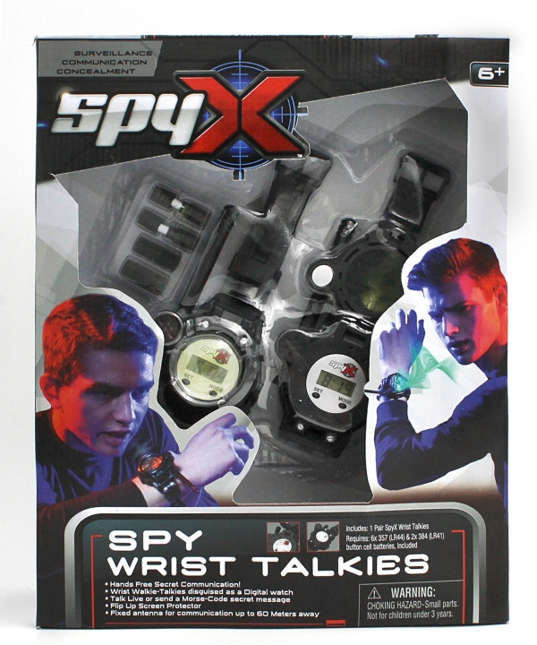  SpyX Wrist Talkies - handledsradio i gruppen SPORT, FRITID & HOBBY / Roliga prylar / Spionprylar hos TP E-commerce Nordic AB (C54609)