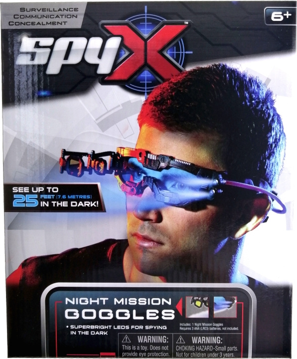 SpyX Night Mission Goggles - Spionglasögon för nattuppdrag i gruppen SPORT, FRITID & HOBBY / Roliga prylar / Spionprylar hos TP E-commerce Nordic AB (C54610)