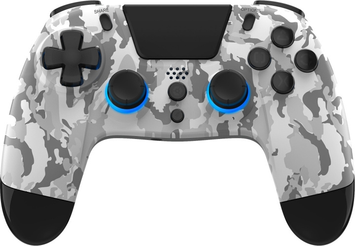 Gioteck VX4+ RGB trådlös handkontroll, White Camo, PS4 i gruppen HEMELEKTRONIK / Spelkonsoler & Tillbehör / Sony PlayStation 4 / Tillbehör hos TP E-commerce Nordic AB (C54628)