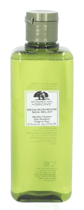 Origins Dr. Weil Mega-Mushroom Skin Relief Micellar Cleanser 200 ml i gruppen SKÖNHET & HÄLSA / Hudvård / Ansiktsvård / Rengöring hos TP E-commerce Nordic AB (C54725)