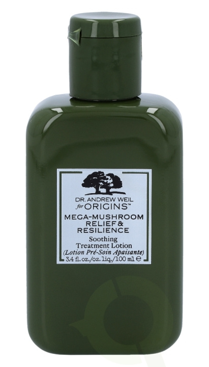 Origins Dr. Weil Mega-Mushroom R&R Soothing Treatment Lotion 100 ml i gruppen SKÖNHET & HÄLSA / Hudvård / Ansiktsvård / Serum Hud hos TP E-commerce Nordic AB (C54744)