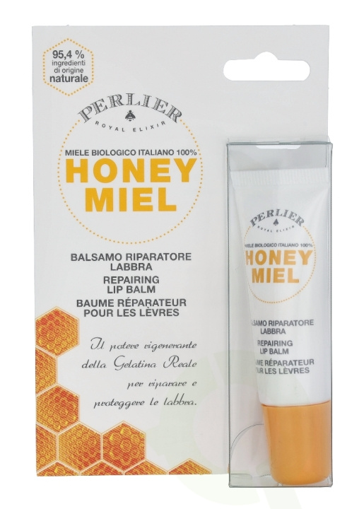Perlier Honey Repairing Lip Balm - Tube 7.5 ml i gruppen SKÖNHET & HÄLSA / Makeup / Läppar / Läppbalsam hos TP E-commerce Nordic AB (C54773)