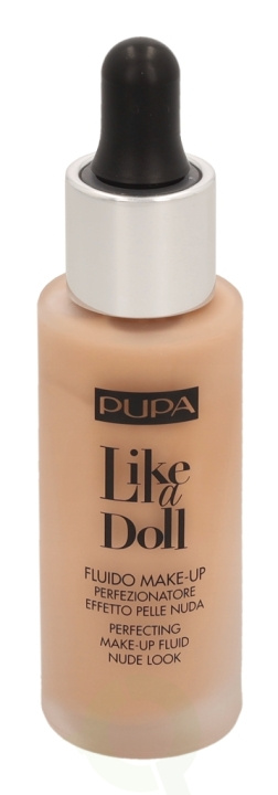 Pupa Milano Pupa Pupa Like A Doll Perfecting Make-Up Fluid SPF15 30 ml #030 Natural Beige i gruppen SKÖNHET & HÄLSA / Makeup / Basmakeup / Foundation hos TP E-commerce Nordic AB (C54813)