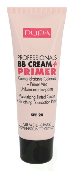 Pupa Milano Pupa Pupa Professionals BB Cream + Primer SPF20 50 ml #001 Nude - Combination To Oily Skin i gruppen SKÖNHET & HÄLSA / Makeup / Basmakeup / CC/BB Cream hos TP E-commerce Nordic AB (C54839)