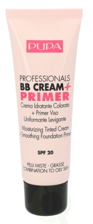 Pupa Milano Pupa Pupa Professionals BB Cream + Primer SPF20 50 ml #002 Sand - Combination To Oily Skin i gruppen SKÖNHET & HÄLSA / Makeup / Basmakeup / CC/BB Cream hos TP E-commerce Nordic AB (C54840)
