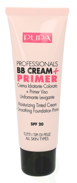 Pupa Milano Pupa Pupa Professionals BB Cream + Primer SPF20 50 ml #001 Nude - All Skin Types i gruppen SKÖNHET & HÄLSA / Makeup / Basmakeup / CC/BB Cream hos TP E-commerce Nordic AB (C54841)