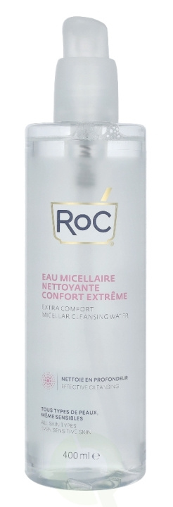 ROC Micellar Extra Comfort Cleansing Water 400 ml Sensitive Skin, Face And Eyes i gruppen SKÖNHET & HÄLSA / Hudvård / Ansiktsvård / Rengöring hos TP E-commerce Nordic AB (C54987)
